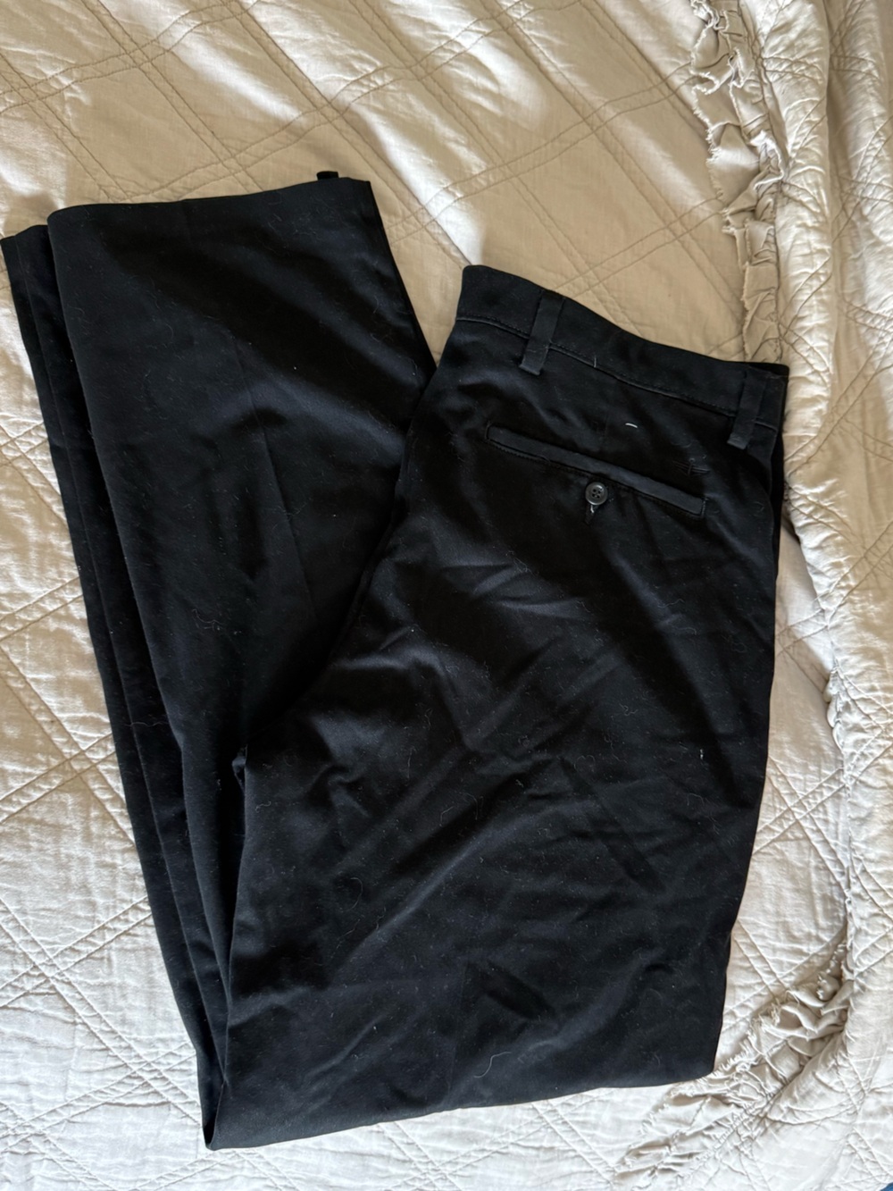 Dockers Black Men's Dress Pants - Classic Straight Leg